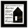"A Blessing" by Cindy Jacobs, Ready to Hang Framed Print, Black Frame