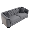 corner sofa+3-seater Combination sofa.Velvet Grey-W834S00090
