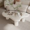 47 Inch Cloud Shaped Coffee Table for Living Room