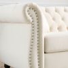 3-seater + 3-seater Combination sofa.Beige Velvet(W834S00063)