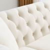 3-seater + 3-seater Combination sofa.Beige Velvet(W834S00063)
