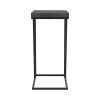 Rustic Grey and Sandy Black Rectangle Accent Table