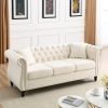 3-seater + 3-seater Combination sofa.Beige Velvet(W834S00063)