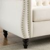 3-seater + 3-seater Combination sofa.Beige Velvet(W834S00063)