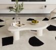 47 Inch Cloud Shaped Coffee Table for Living Room