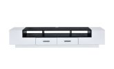 ACME Armour TV Stand, White & Black 91275