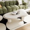 47 Inch Cloud Shaped Coffee Table for Living Room