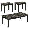 Black 3-Piece Occasional Set