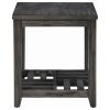 Grey Rectangular End Table