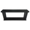 Black 3-piece Occasional Set with Bottom Shelf