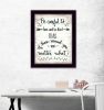 "Be Careful" by Annie LaPoint, Ready to Hang Framed Print, Black Frame