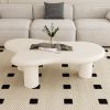 47 Inch Cloud Shaped Coffee Table for Living Room