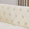 3-seater + 3-seater Combination sofa.Beige Velvet(W834S00063)